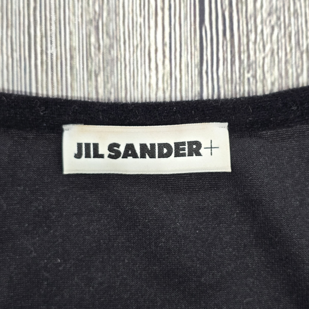 Jil Sander Long Black Velvet Dress - Picture 5 of 15